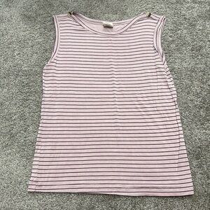 Kate Quinn Purple Stripe Tank